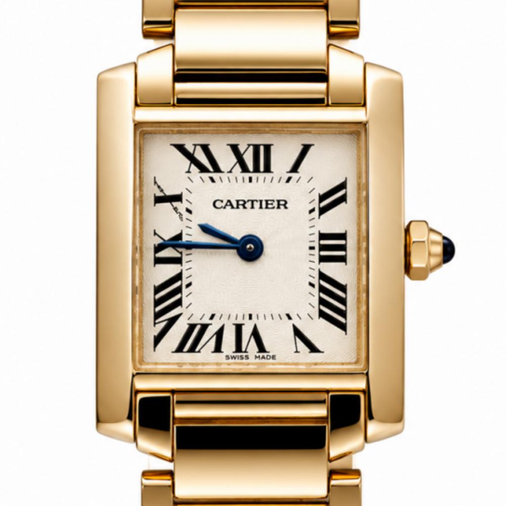 Cartier Tank Francaise Small 18K Yellow Gold 1820 Watch